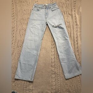 Light Blue Distressed Jeans